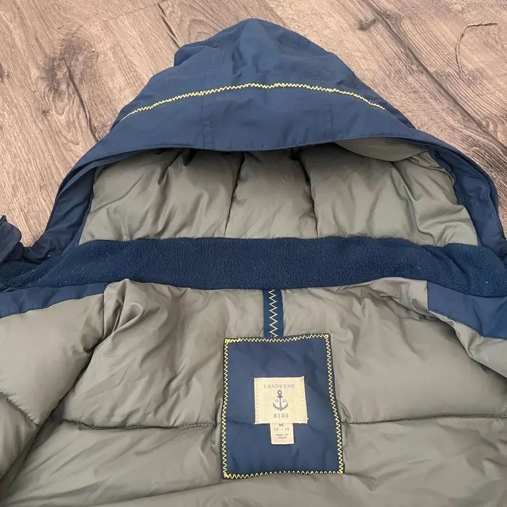 Blue Kids Jacket with Hood - Picture 7 of 10